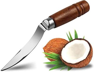 China Hard Coconut Flesh Stocked Stainless Steel Digger Knife for sale