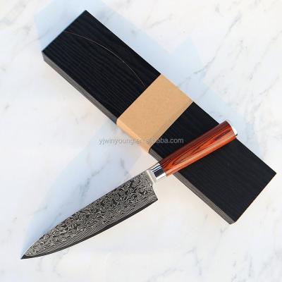 China Viable Paka Wood Handle with Professional 8-Inch Damascus Steel Chef Knife for sale