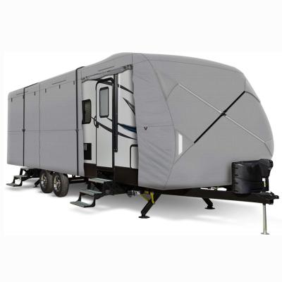 China Fashion All Weather Protection 100% UV Resistant Rv Cover Trailer Waterproof Cover for sale