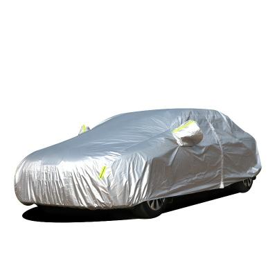 China 190T Car Heat Resistant All Weather Waterproof Dustproof Snow Covers For Sun Protection W Mirror Pocket for sale