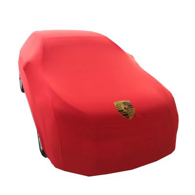 China Soft Elastic Dustproof Dustproof Spandex Velvet Full Body Full Body Cover ZS High Stretch Car Interior Car Cover for sale