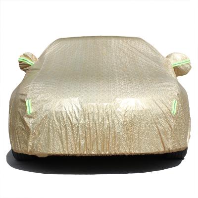 China ZS factory special customized summer heat insulation car parking waterproof Sun UV rain peva protection car cover for sale