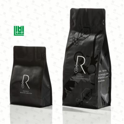 China Food Custom 100% Recyclable Materials Hemp Rainbow Coffee Zipper Bag Turkey Valve for sale