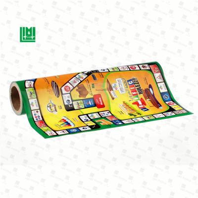 China Moisture Proof Custom Printed Logo Food Grade Packaging Film Rolls / Stretch Plastic Plastic Sheet Roll for sale