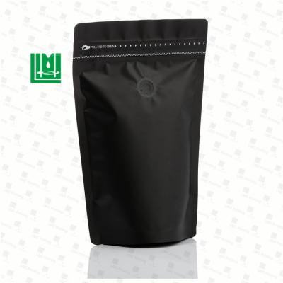 China Wholesale Resealable Moisture Proof Recycle Stand Food Packaging Pouch Ziplock Without Valve Coffee Bean Packaging Bags With Zipper for sale