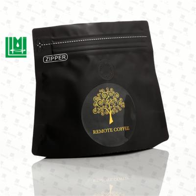 China Wholesale Resealable Moisture Proof Recycle Stand Up Food Packaging Pouch Ziplock With Valve Zipper Pot Shaped Coffee Bean Packaging Bags for sale