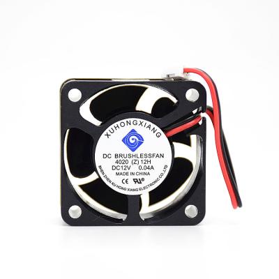 China Hotels Axial Fans 5v 12v 24v 4020 DC Heatsink 40x40x20 Ball Bearing High Speed ​​Fan for sale