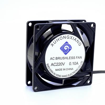 China Home Appliance XHX 80x80x25mm 8025 220V 0.06A AC Brushless Fan for sale