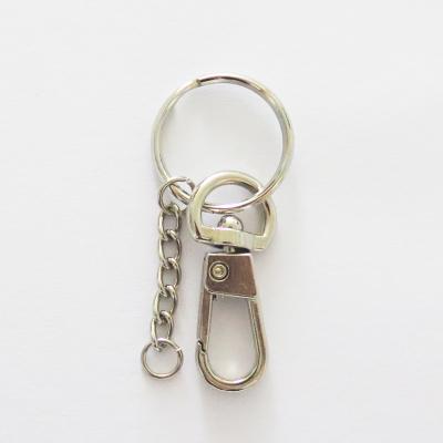 China Silver Keychain Split Key Ring for sale