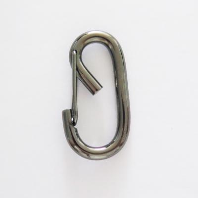 China Black 6.0x58MM Locking Carabiner for Dog Leash for sale