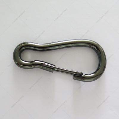 China Metal Locking Pear Shaped Carabiners Spring Snap Hook for sale