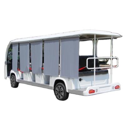 China New Amusement Park 14 Seats Outdoor Electric Shuttle Sightseeing Car for sale