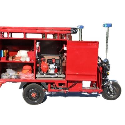 China Passenger 3 Wheel Drive Mini Fire Motorcycle Tricycle Fire Fighting Motorcycle Fire Pump for sale