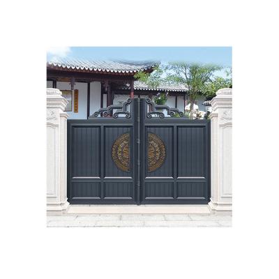 China Best Price Swing Gate Factory Supply Compound Gate Aluminum Garden Fence Types Entry Gates Design For Sale for sale