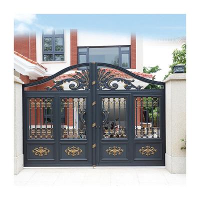 China Factory Supply Compound Door Easily Assembled Self Build Chambers Easy Compiling Art Deco Gate Designs Paint Color Design for sale