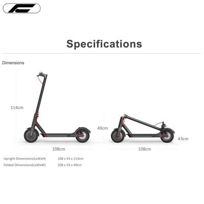 China China Factory Price 8.5 Inch 350W F1 Unisex Electric Mobility Scooter for sale