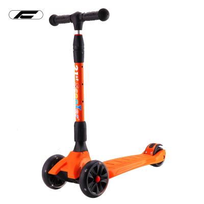 China New Adjustable Handlebar Height Trust 3 Wheel Adjustable Kids Kick Scooter Foldable For Kids Toys Children for sale