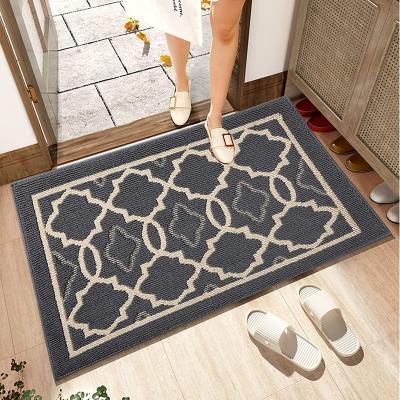 China Low-Profile Washable Non-Slip Design Durable Floor Mat Trap Dirt and Dust Front Door Entryway Rug for Entrance for sale