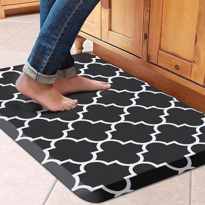 China Washable Non Slip Resistant Ergonomic Comfort Kitchen Mats Waterproof PVC Rugs And Blankets For Kitchen, Desk, Sink, Laundry for sale