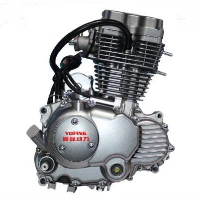 China New Design Air Cooled CG200 Air Cooled 200CC Motorized Motorcycle Engine 163FML With Balance Shaft for sale