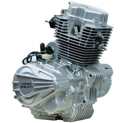 China CG200 Motorcycle Air Cooled Air Cooled 200cc Motorcycle Vertical Engine Assembly for sale