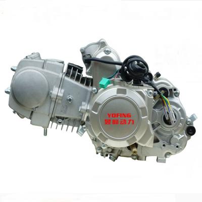 China 4 Strokes 125cc Air Cooled Horizontal Motorcycle Engine With Reverse Gearbox for sale