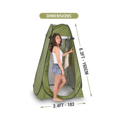 China Wholesale UV-Resistant Portable Privacy Tent Pop Up Changing Shower Tent Changing Room With Carry Bag Toilet For Outdoor Shower for sale