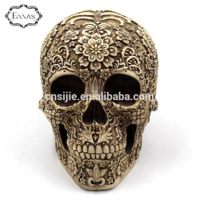 China Other Custom Resin Skulls Wholesales Halloween Skull Heads For Crafts for sale