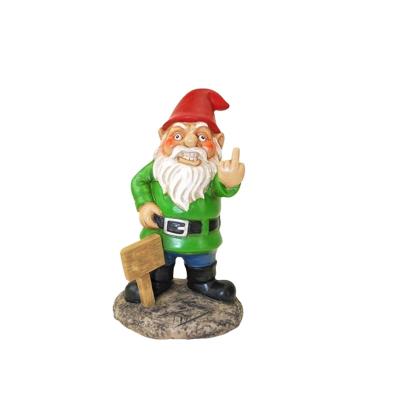 China Popular Europe Polyresin Dwarf Statues Gnomes Figurines For Garden Decoration for sale