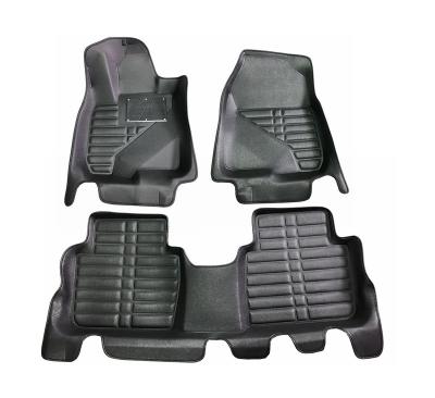 China Anti-skidding.clean 5d car floor waterproof leather hot pressed mats for Kia Rio Cerato Fort Cadenza for sale