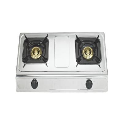 China Double Burner Competitive Price Hotel Kitchen Gas Stove Commercial Gas Cooking Stoves for sale