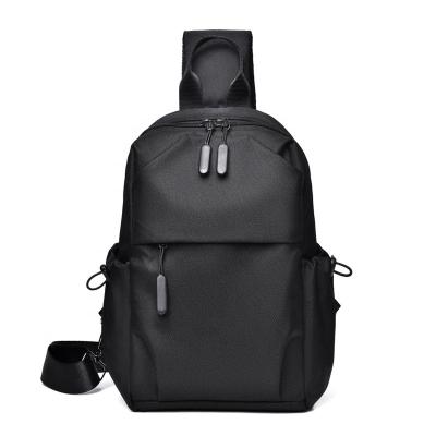 China Portable Famous Brand Designer Sling Bag Backpack Small Black Sling Crossbody Backpack Chest Shoulder Bag For Men for sale