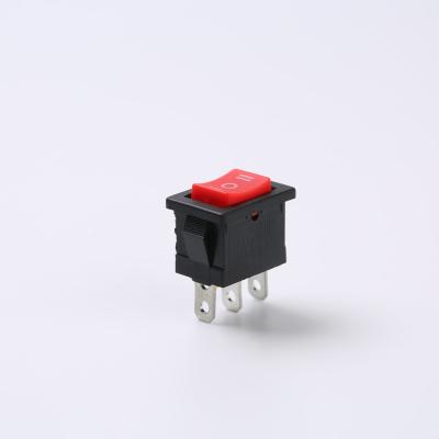 China HOT SALE Rush Goods 250V 3A Micro Rocker Switch KCD-117-3 D-C Two Position Switch Standard Rocker Switch On-Off for sale