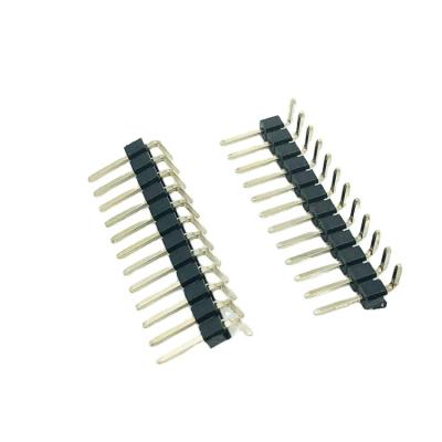 China Professional Standard PCB Manufacturer 2.54mm Straight Type Double Array PCB Pin Header for sale