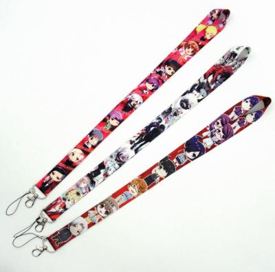 China Polyester Tokayo Ghoul Anime Kaneki Ken Lanyard Keychain for sale