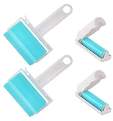 China Reusable and Washable Plastic Fiber Roller, Pet Hair Remover Remover (4pcs) for sale