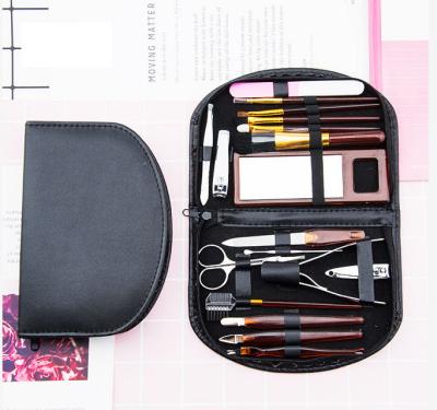 China Toenail Nail Tools, 18pcs Pack Manicure Sets For Nail Clippers Pedicure And Make Up Kit-Professional Grooming Kit for sale