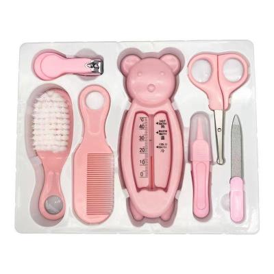 China 7pcs or 6pcs Baby Nail Hair Care Nursery Care Kit, Grooming Kit for Infants Newborns Boys and Girls, Include Nail Clippers/Scissors/Nail File/Brush for sale