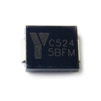 China Transient Voltage Suppress Diode 5.0SMDJ110CA 5.0SMDJ110A 5BHE 5PHE VR 110V VBR (Min) 122V IR 2 uA PIP 28.3A Vc 177V DO-214AB/SMC 5.0SMDJ-H 5000W TV SMD for sale