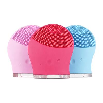 China USB Rechargeable Silicone Eco-Friendly Face Wash Beauty DEEP CLEANING Cleansing Brush for sale