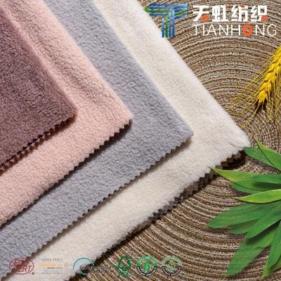 China Anti-bacteria Custom Patterns Wholesale Fleece Fabric High Quality Bamboo Fleece For Baby Clothes In Winter for sale