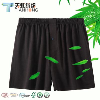 China Anti-wrinkle rayon soft comfortable bamboo sleep shorts loungewear pajama pants for sale