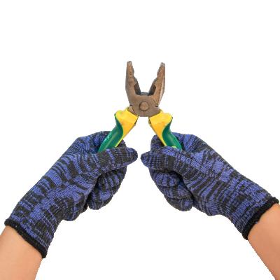 China 100% Cotton Protective Hand Gloves Knitted Protective Gloves Industrial Work Wholesale Gloves For Men for sale