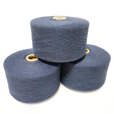 China Recycled 21s 85% Cotton 15% Polyester Open End Recycled Raw Cotton Yarn For Knitting Weaving Machine for sale