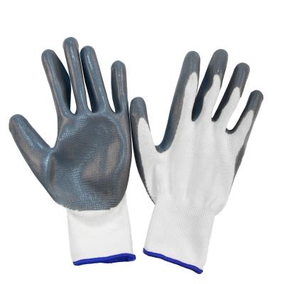 China Strong Protective Hand Grip Cut Resistant Work Safety Anti Cut Gloves Nitrile Coated Construction Gloves for sale