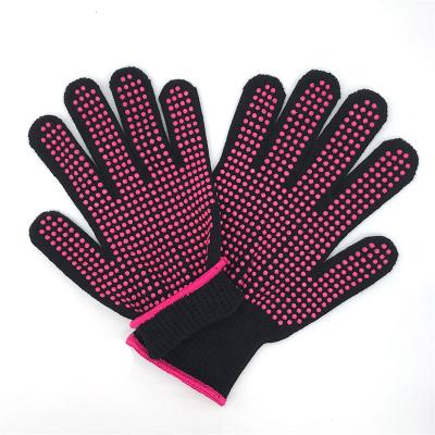 China Protective hand red pvc dotted cotton hand work gloves luvas warehouse work gloves for sale