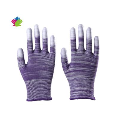 China Protective Hand China Price Carbon Fiber Esd PU Finger Coating Antistatic Electronics Gloves for sale