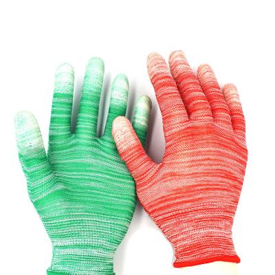 China Protective Hand Protective Gear Cheap Hand Protective Equipment Customized Logo Anti Static PU Coated Knitted Work Gloves for Comp. elect. for sale