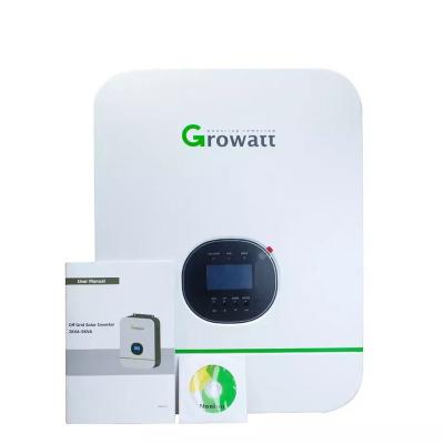 China Hot Sale Home Solar Power System Cheap Solar Inverter 5KW 5000W SPF 5000 ES Growatt Off Grid Hybrid Inverter for sale