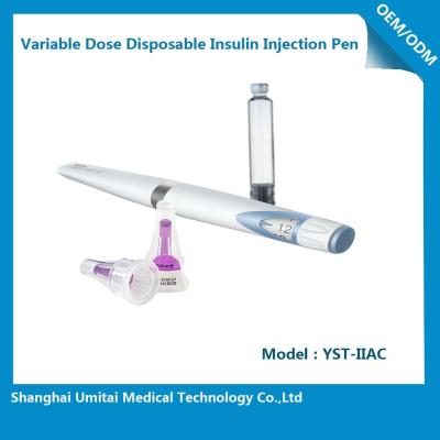 中国 エコの友好的な多線量の使い捨て可能なインシュリンは調節可能な3mL/1.5mlカートリッジをペンで書きます 販売のため